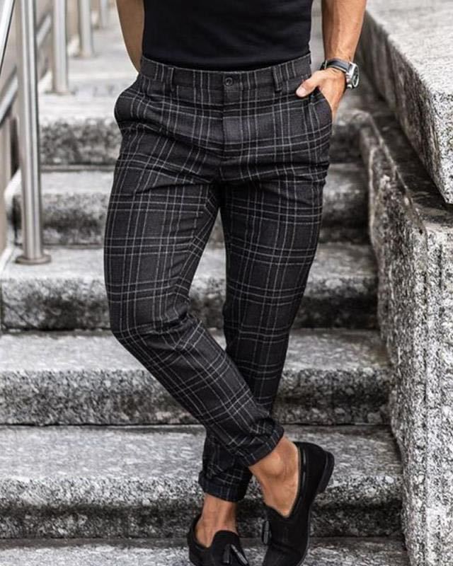 Pantalons pour hommes amples et fins