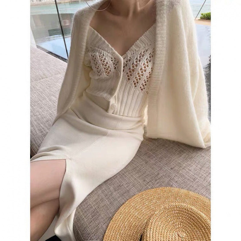 Pull sexy ajouré pour femme