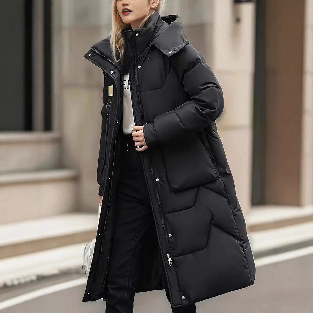 Veste matelassée thermique, manteau épais décontracté