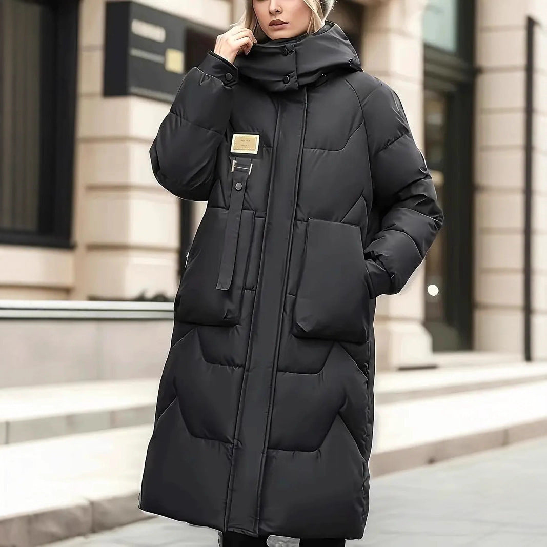 Veste matelassée thermique, manteau épais décontracté