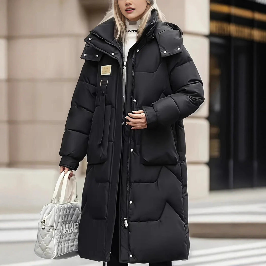 Veste matelassée thermique, manteau épais décontracté