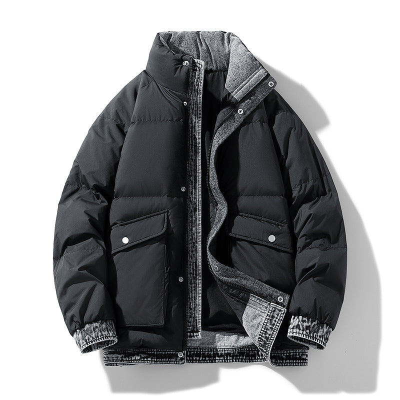 Doudoune décontractée individuelle pour homme, mode hiver