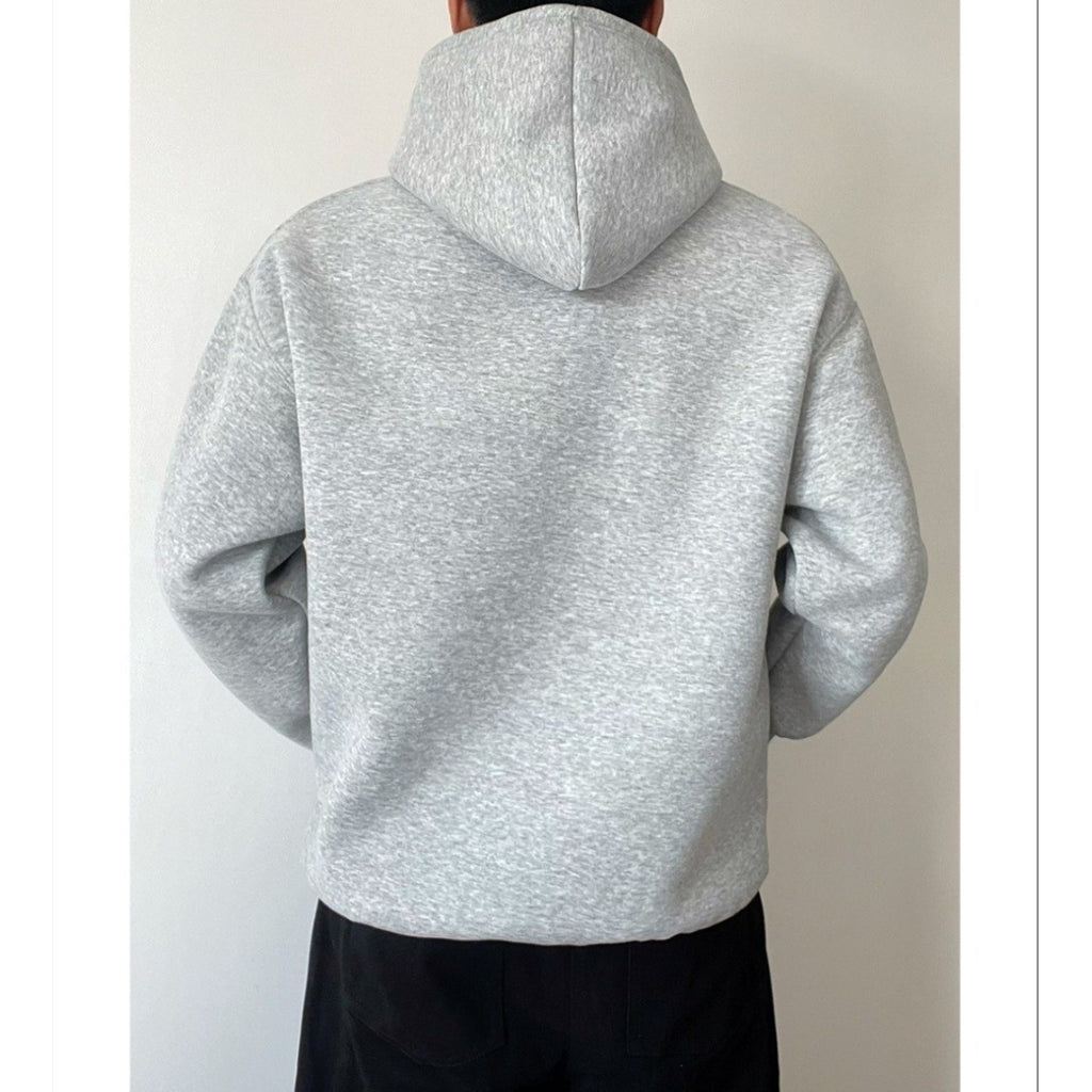 Solid Color Hooded Sweater For Men