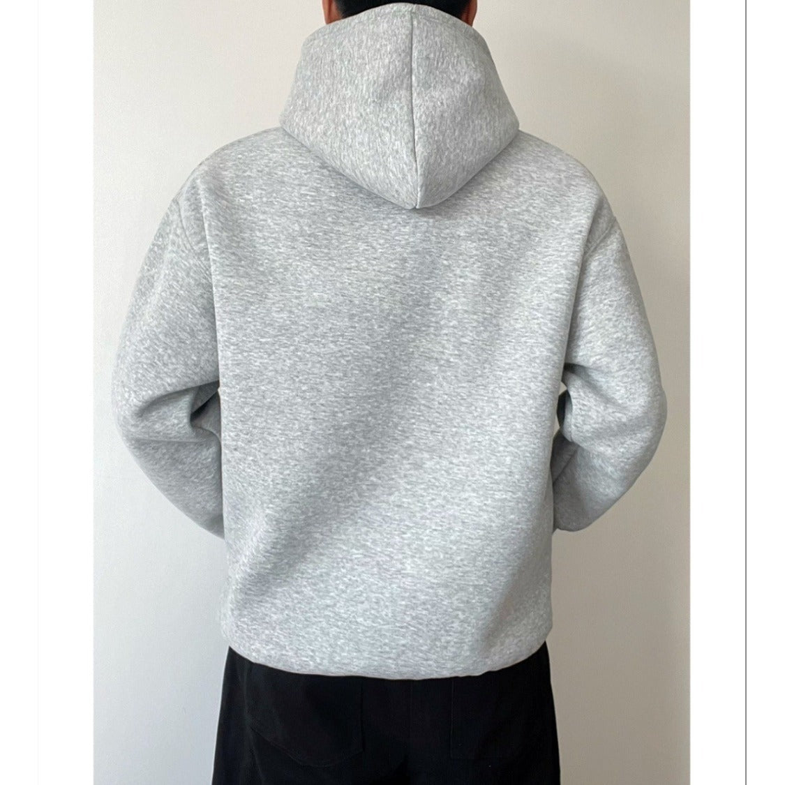 Solid Color Hooded Sweater For Men