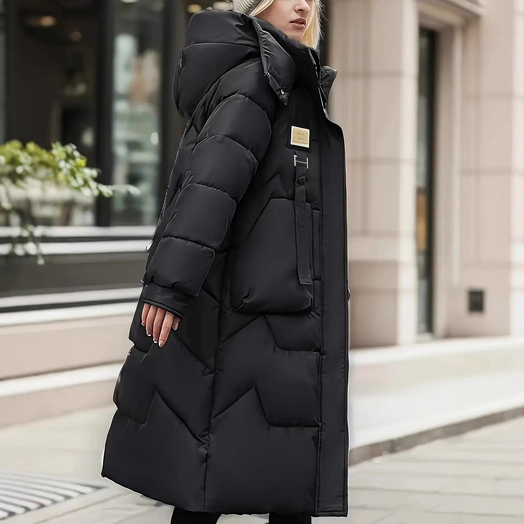 Veste matelassée thermique, manteau épais décontracté