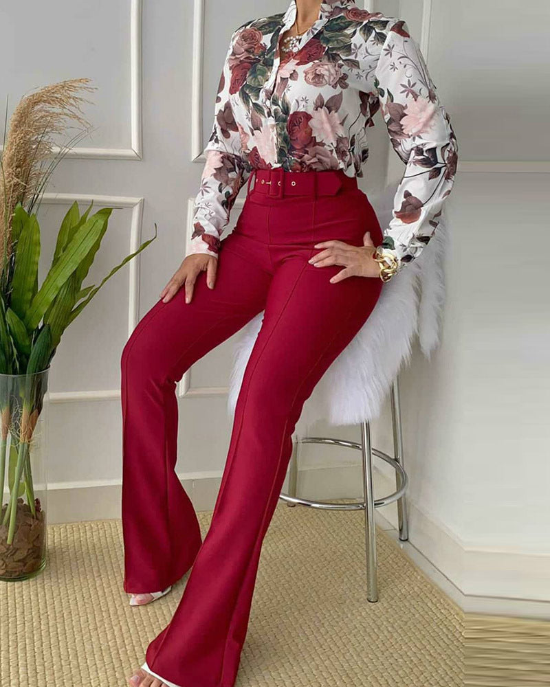 Nouveaux costumes décontractés à imprimé mode pour femmes