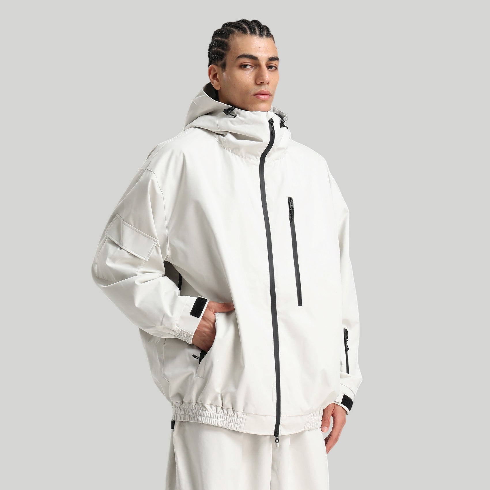 Combinaison de ski ample, coupe-vent, imperméable et respirante