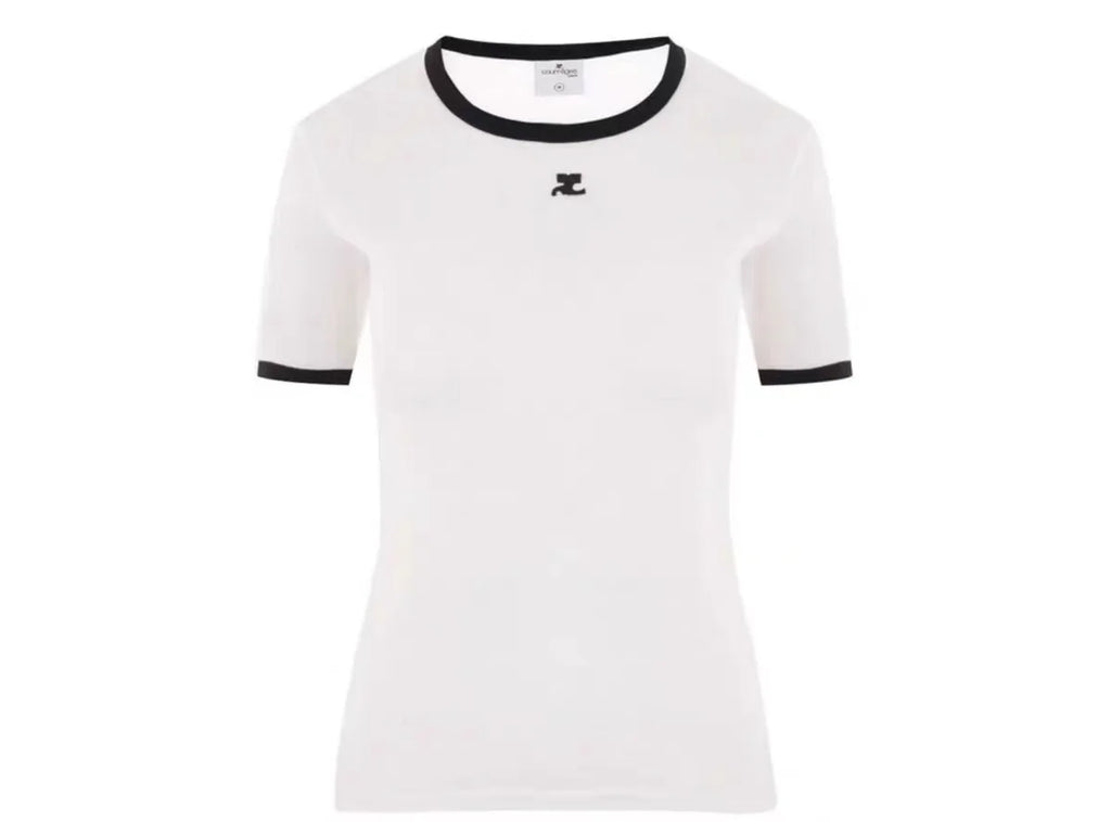 T-shirt rétro américain à manches courtes pour femmes