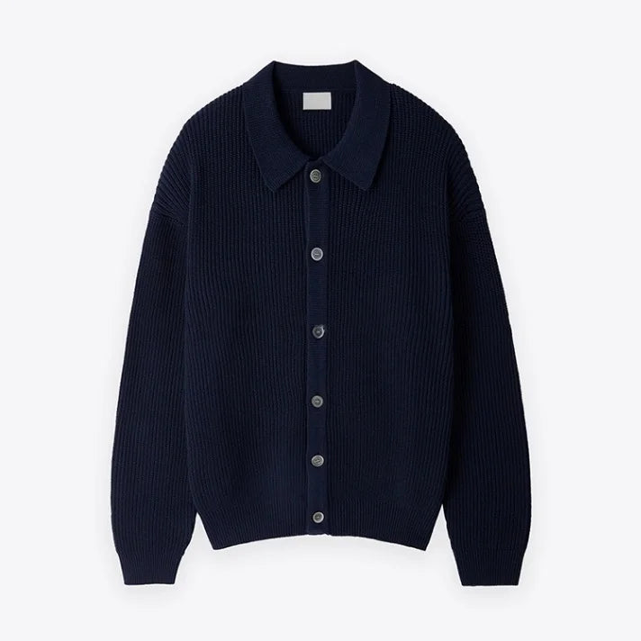 Coréen Streetwear pull zippé Cardigan hommes