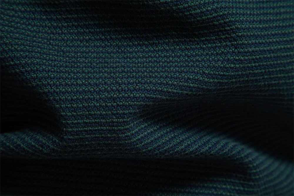 AIOPESON hommes rayé pull couleur unie
