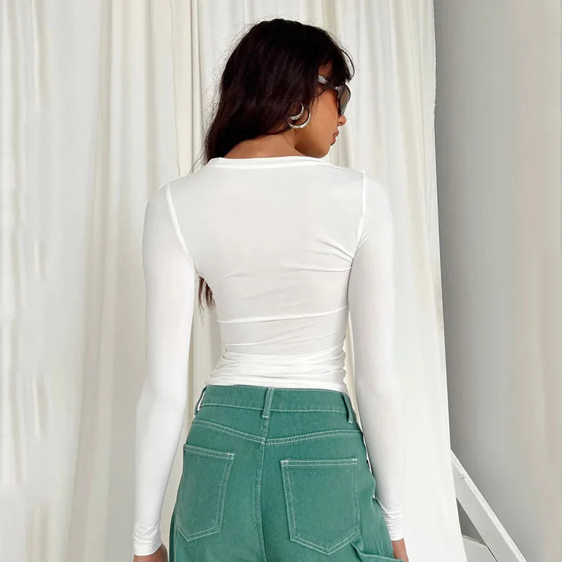 Women Casual Long Sleeve T-Shirts Spring Autumn