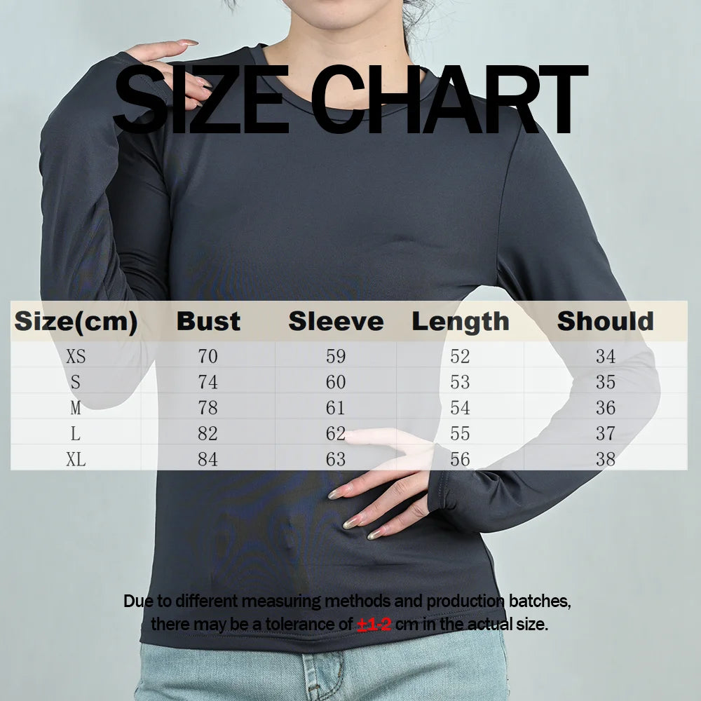 T-shirt à manches longues pour femmes