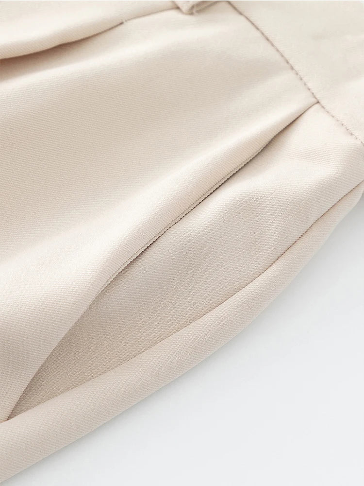 Pantalon d'été coréen pour hommes, léger et fin, en Polyester, taille élastique, Semi-large, ample, drapé, costume, pantalon décontracté
