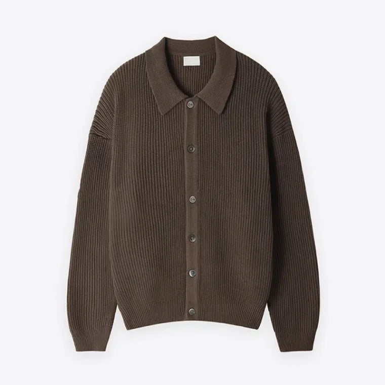 Coréen Streetwear pull zippé Cardigan hommes