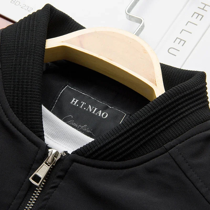 Blouson aviateur à manches longues pour hommes