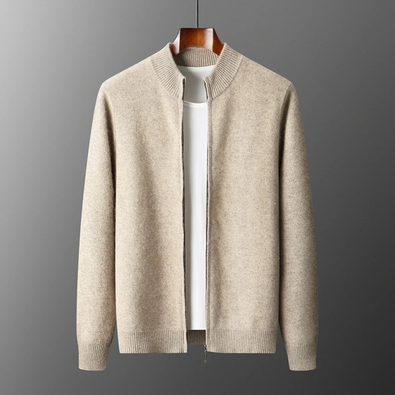 Pull chaud en laine mérinos pour homme