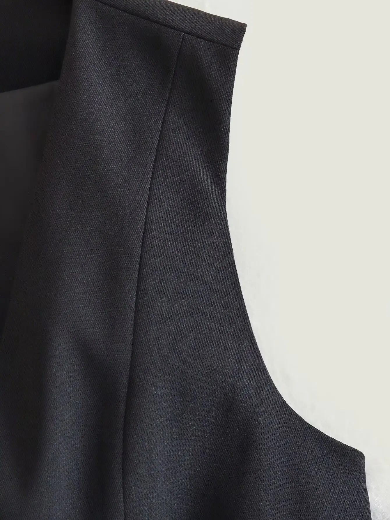 TRAFZA-Gilet Court pour Femme, Col en V, Simple Boutonnage, Vintage, Streetwear Décontracté, Haut Chic Sauvage, Nouvelle Mode, Été