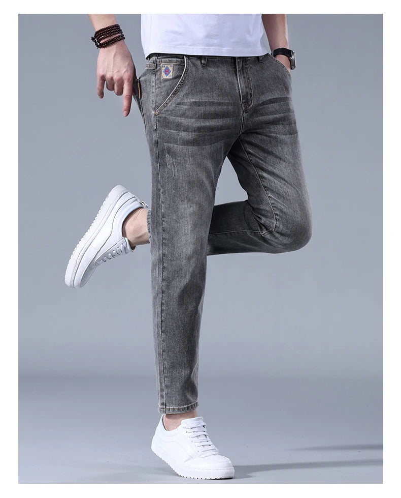 Jean extensible pour hommes, Denim extensible