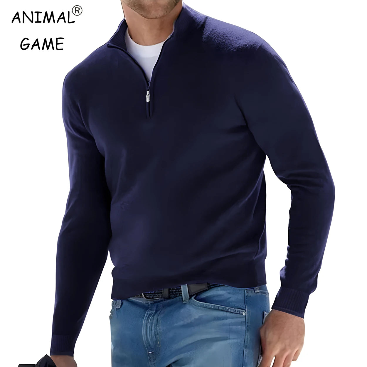 Pull à manches longues pour hommes