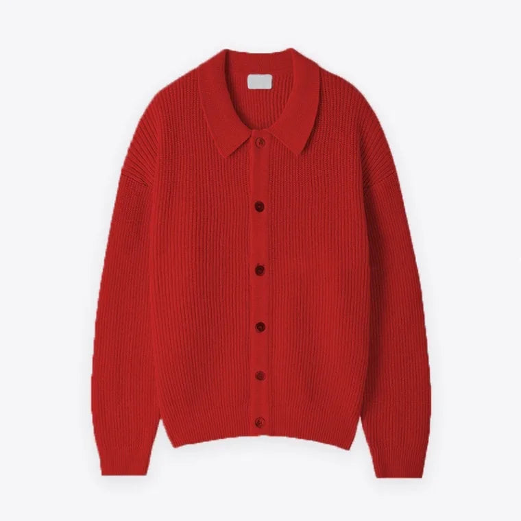 Coréen Streetwear pull zippé Cardigan hommes