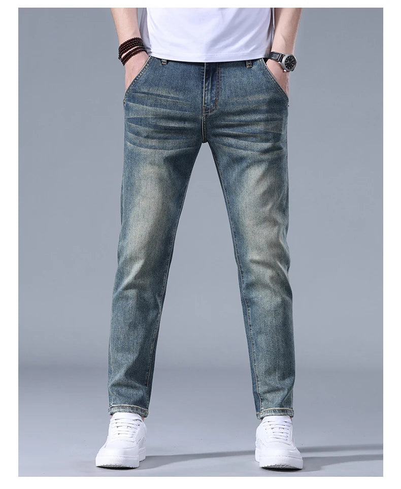 Jean extensible pour hommes, Denim extensible
