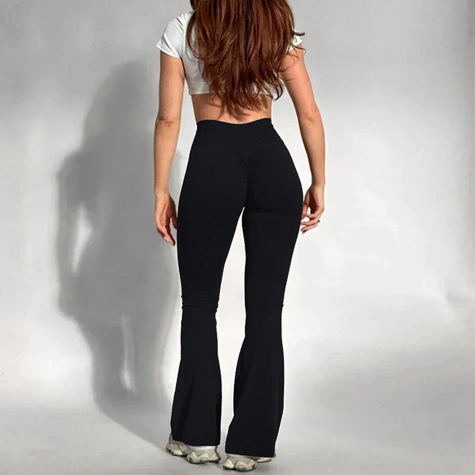 Taille haute entraînement Yoga Leggings Fitness bout à bout Scrunch fesses sport pantalons de gymnastique femmes