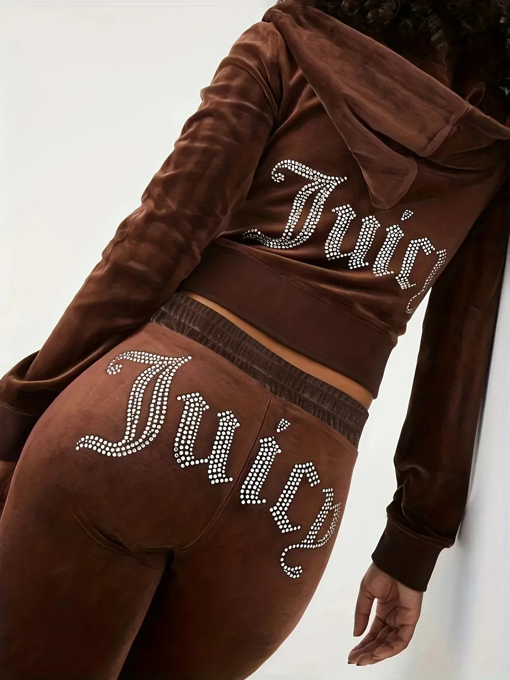 Ensemble deux pièces à capuche pour femme Y2K Jogging automne hiver survêtement pantalon confortable veste à manches longues manteau et pantalon ensembles décontractés