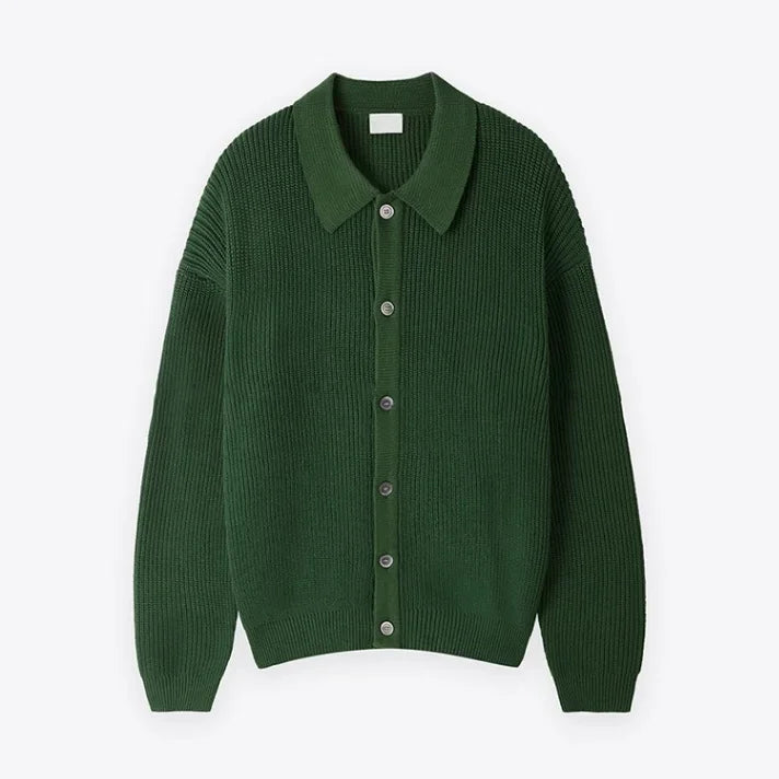 Coréen Streetwear pull zippé Cardigan hommes