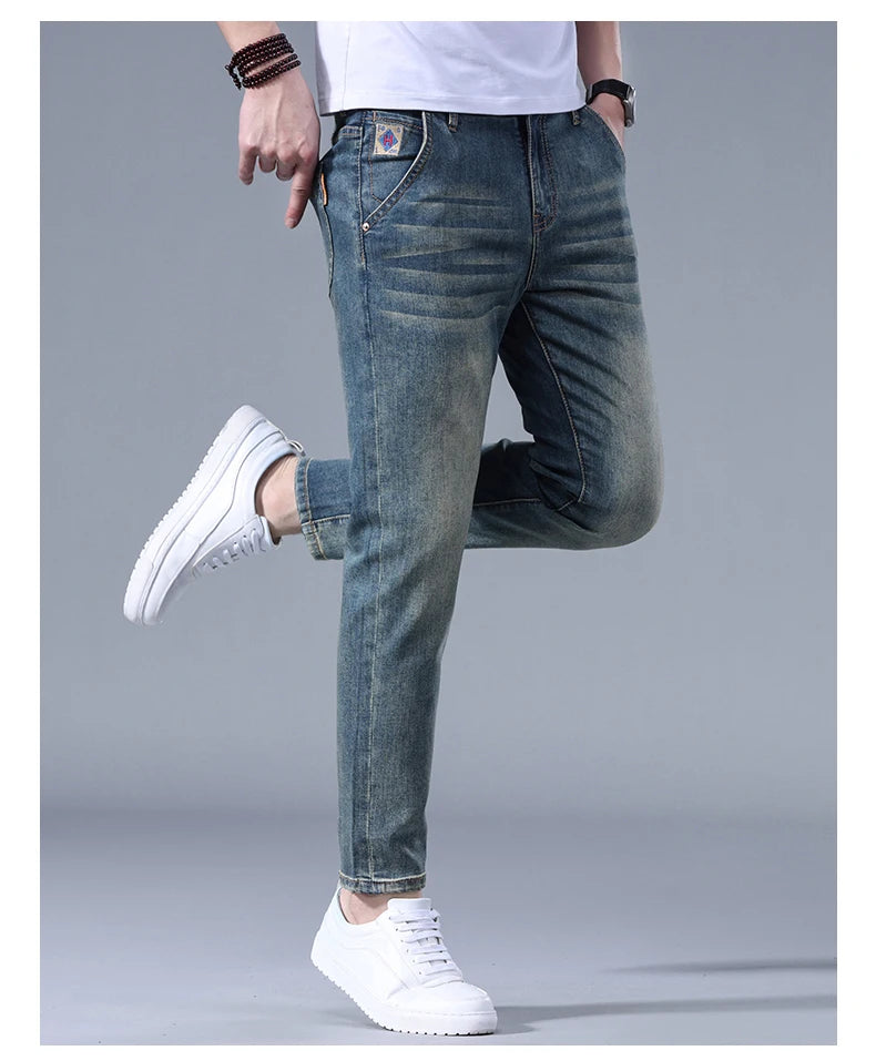 Jean extensible pour hommes, Denim extensible
