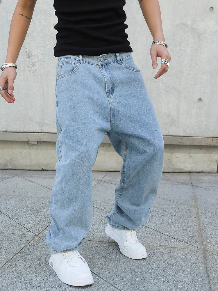 Jean Baggy à Jambes Larges pour Homme