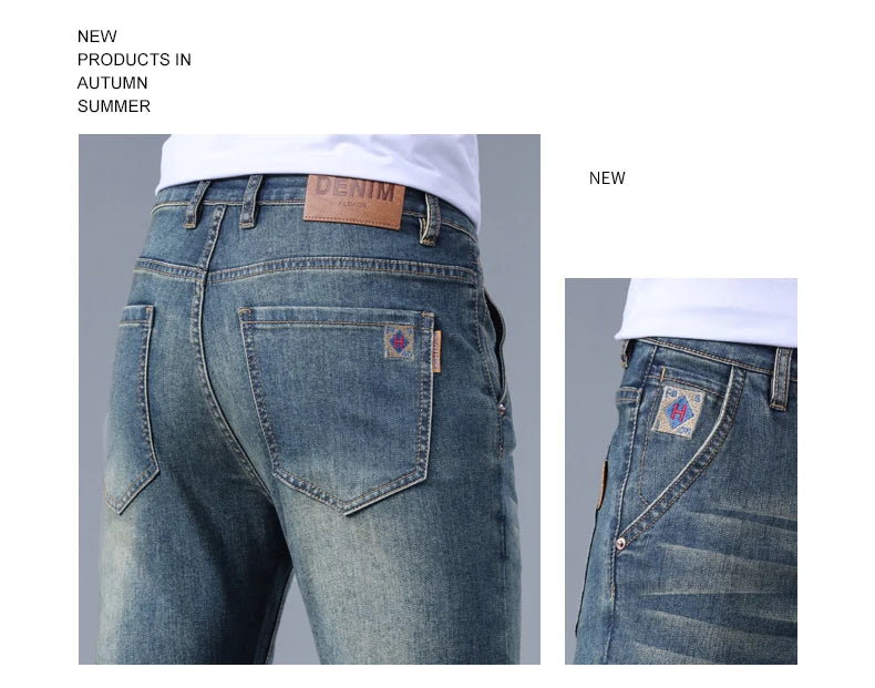 Jean extensible pour hommes, Denim extensible