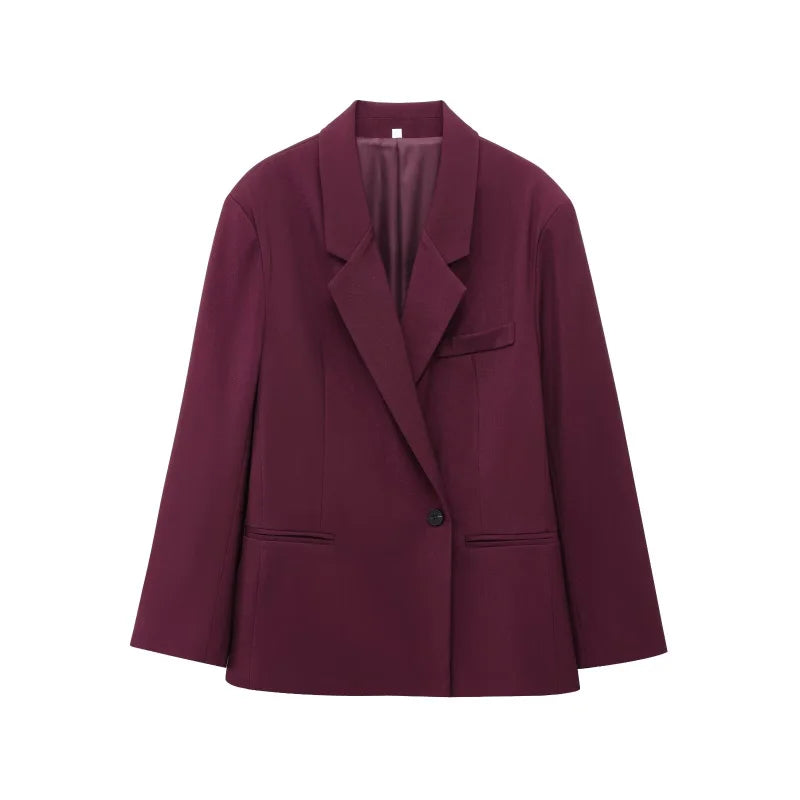 TRAF femmes printemps nouveau costume décontracté ensemble double