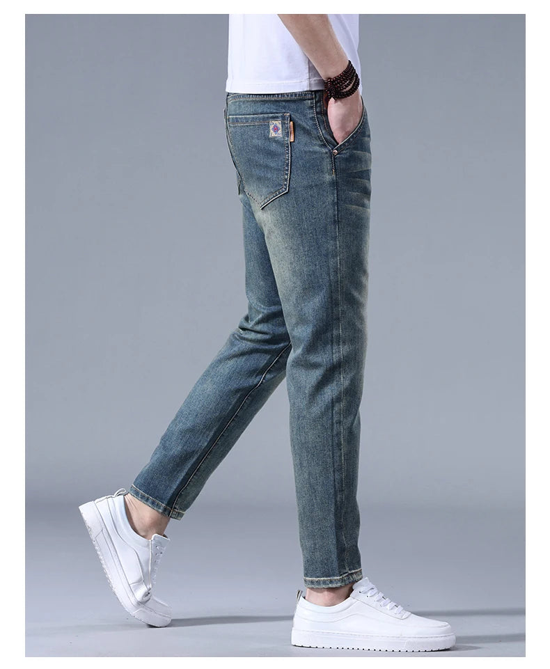 Jean extensible pour hommes, Denim extensible