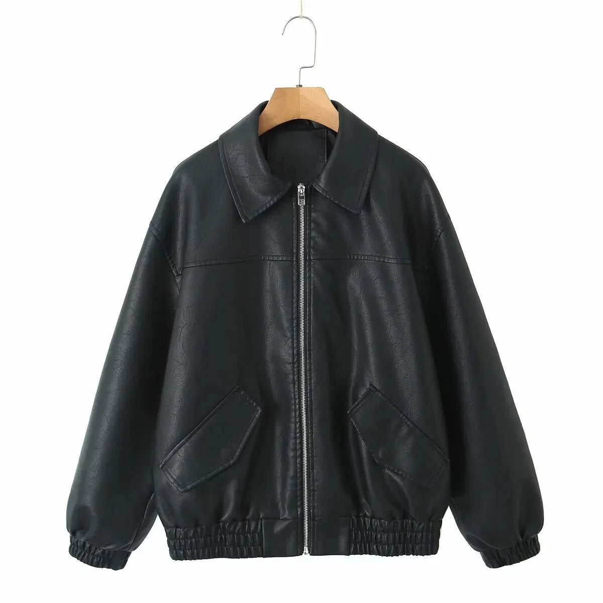 Veste en Faux cuir Pu pour femme