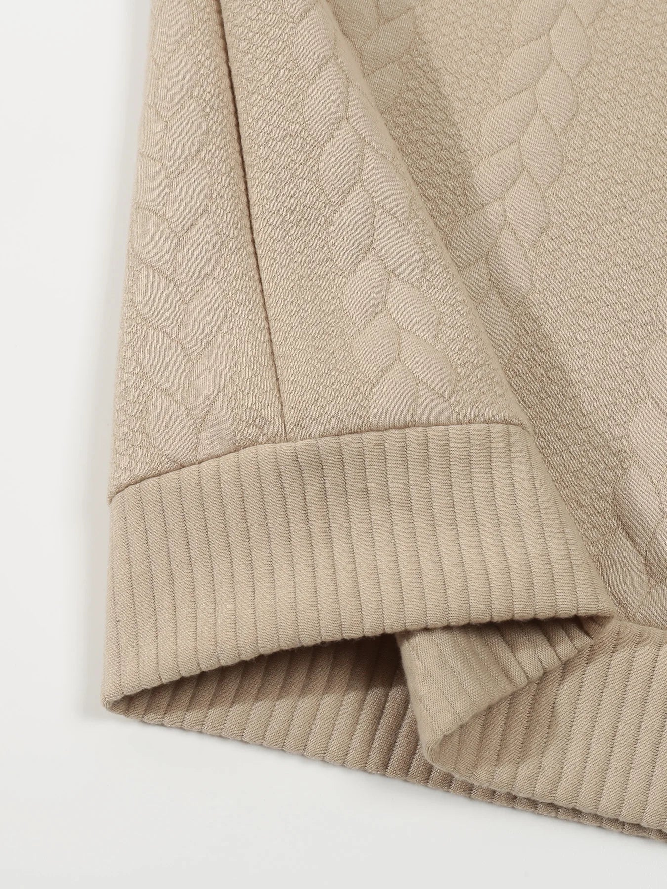 Autumn men's new round neck jacquard checkered high-end