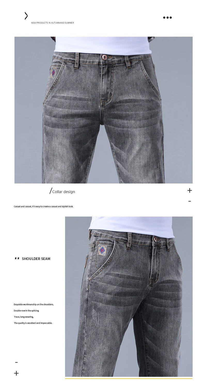 Jean extensible pour hommes, Denim extensible
