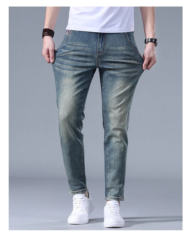 Jean extensible pour hommes, Denim extensible