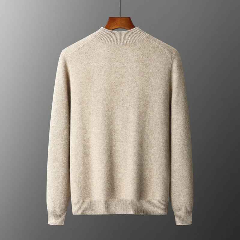 Pull chaud en laine mérinos pour homme