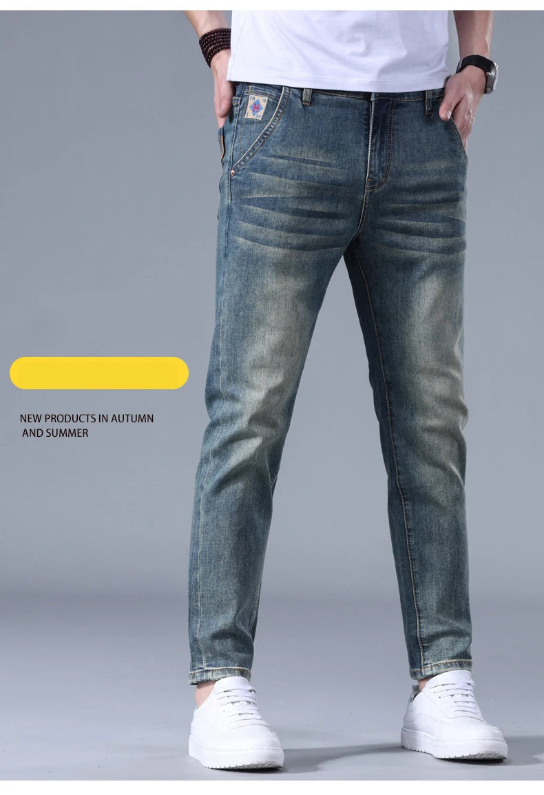 Jean extensible pour hommes, Denim extensible