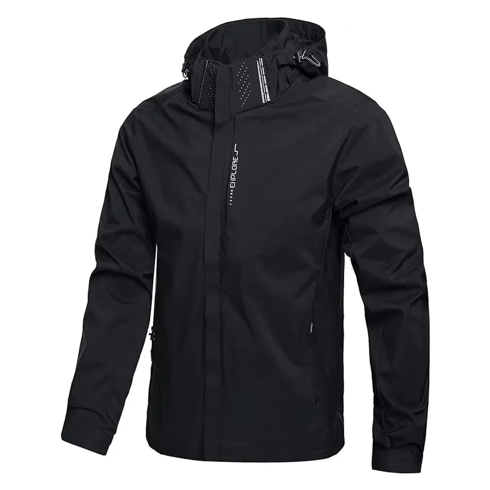 Veste de pluie imperméable légère pour hommes
