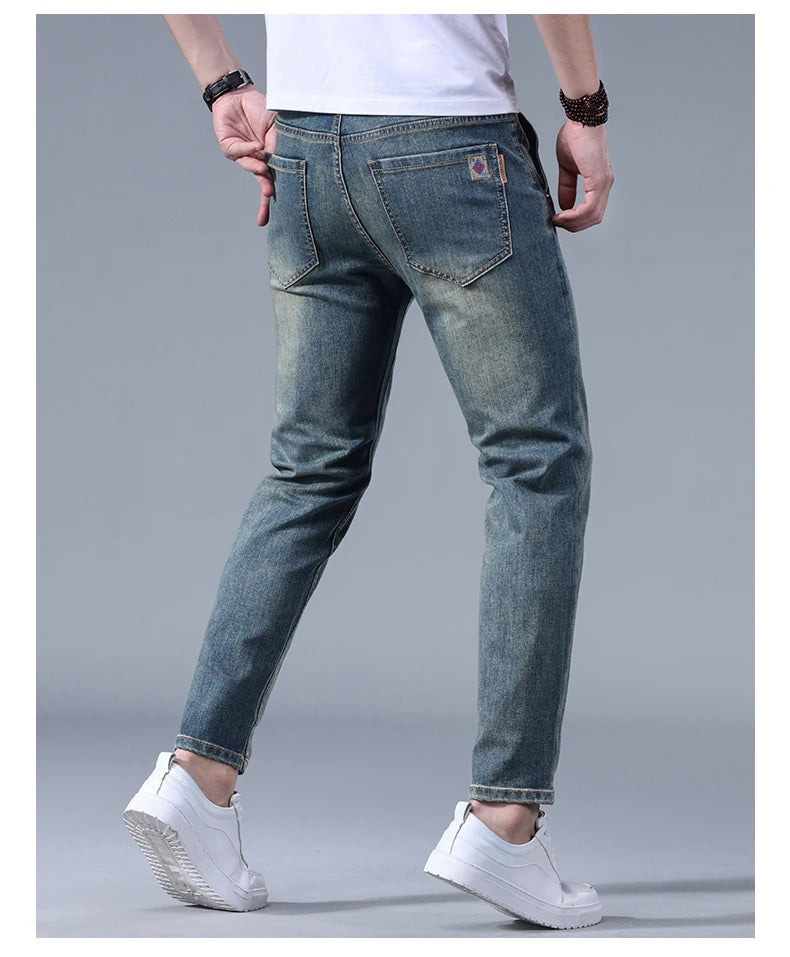 Jean extensible pour hommes, Denim extensible