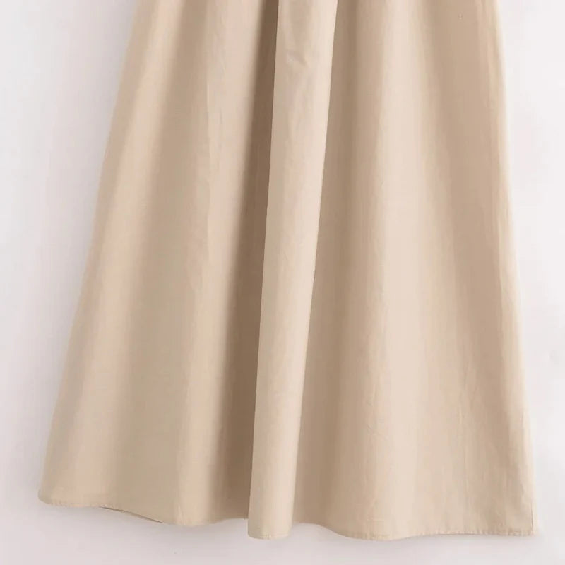 HXAO kaki robes longues élégantes 2025 femmes printemps sans manches robes noires mode décontracté fête Y2k robe robes pour femme