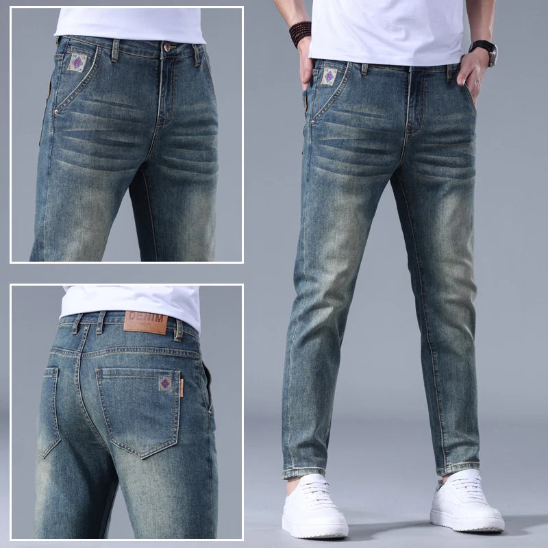 Jean extensible pour hommes, Denim extensible