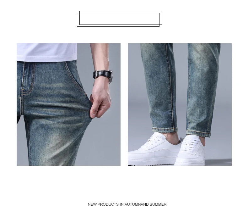 Jean extensible pour hommes, Denim extensible