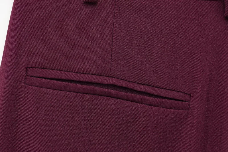 TRAF femmes printemps nouveau costume décontracté ensemble double