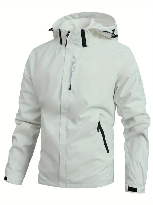 Veste de pluie imperméable légère pour hommes
