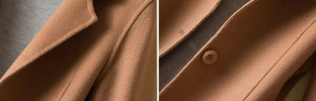 Manteau en laine femme court automne hiver polyvalent décontracté Petite