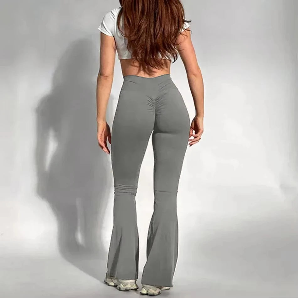 Taille haute entraînement Yoga Leggings Fitness bout à bout Scrunch fesses sport pantalons de gymnastique femmes