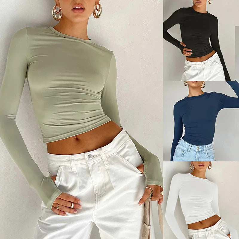 Ashion – chemise à manches longues et col rabattu, pour homme et femme