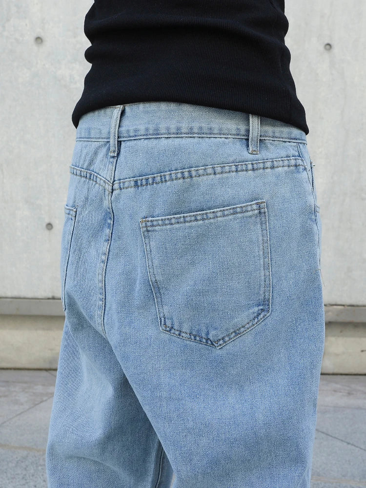 Jean Baggy à Jambes Larges pour Homme